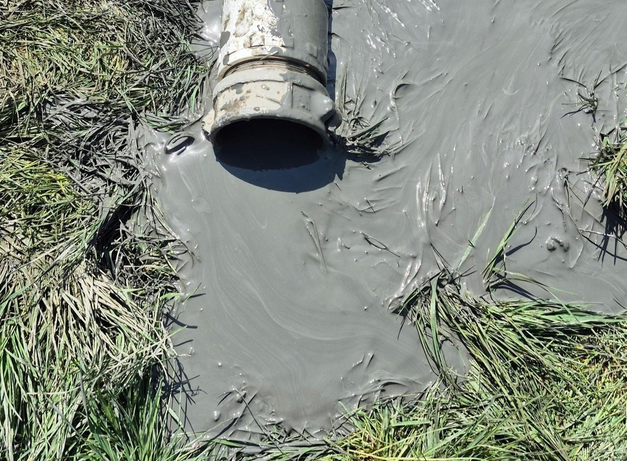 sediment from dredging
